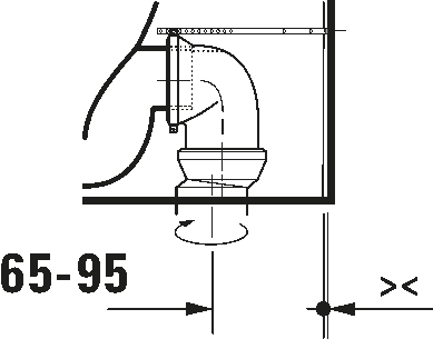 Floorstanding toilet, 203709