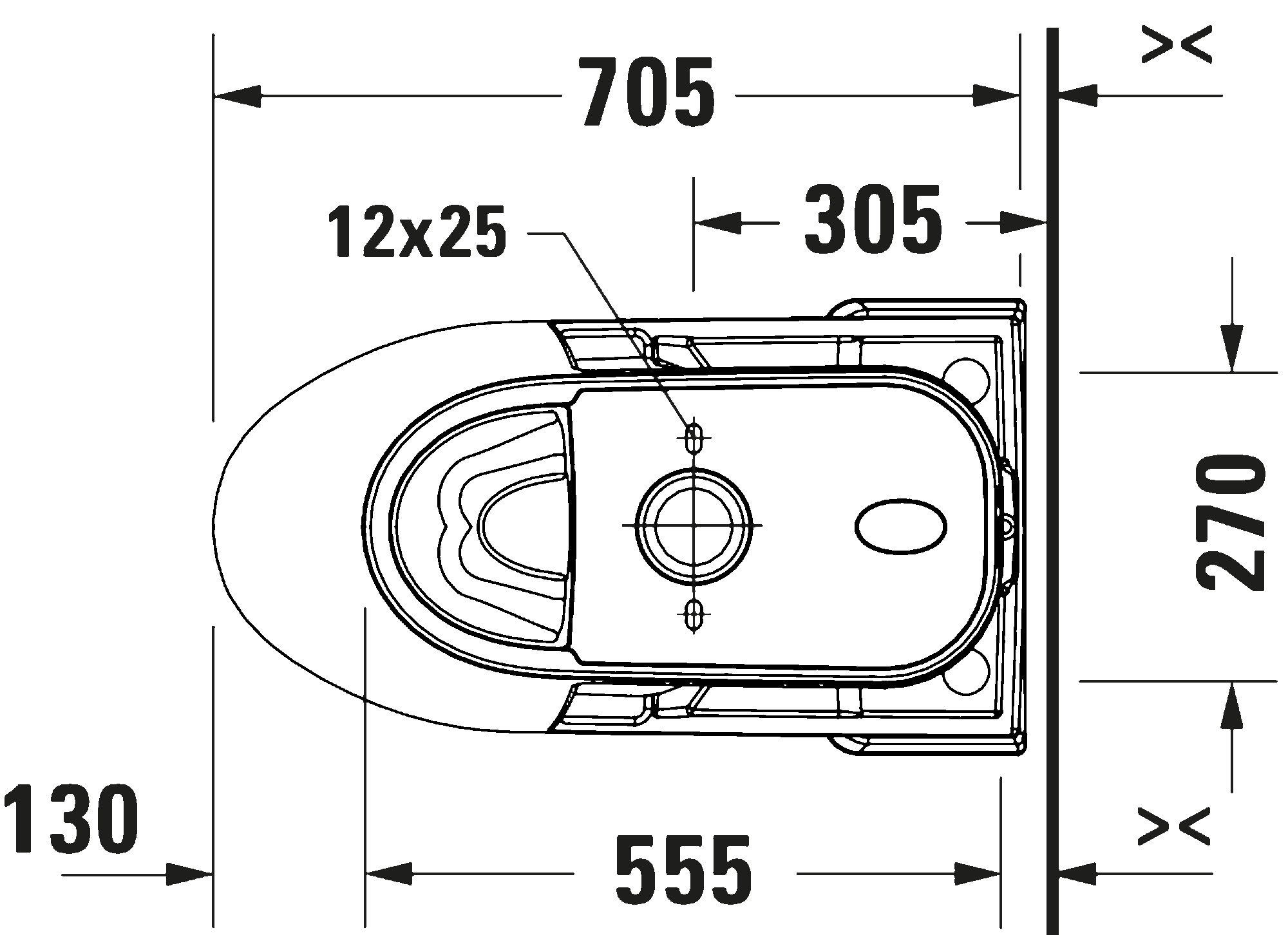 Inodoro de dos piezas PRO Series, 205001