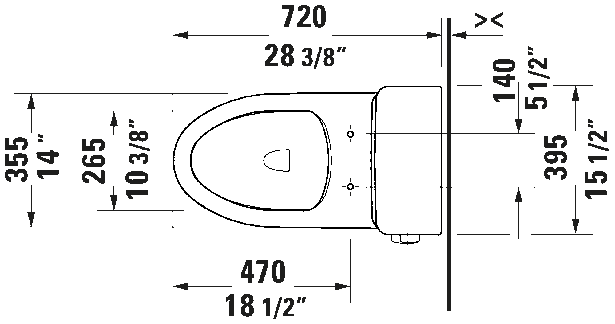 One Piece Toilet PRO Series, 205101