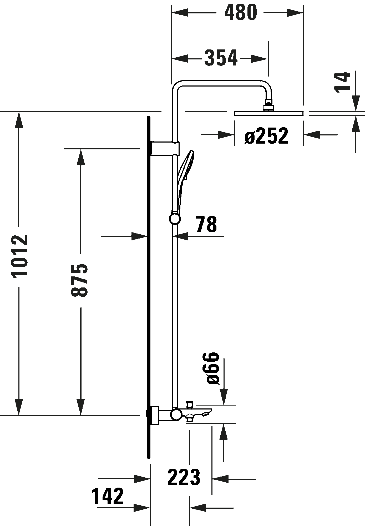 Shower system, TH5280008