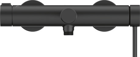 Single lever bathtub mixer for exposed installation, CE5230000A46 Black Matt