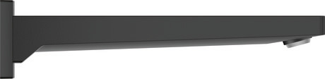 Bath spout, MH5240010A46 Black Matt, Flow rate (3 bar): 17 l/min