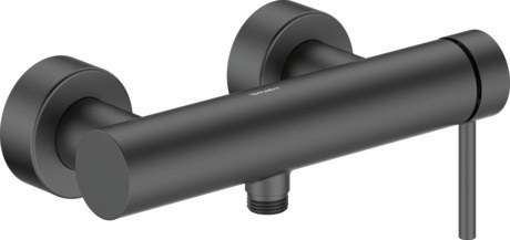 Single lever shower mixer for exposed installation, CE4230000A46 Black Matt