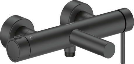 Single lever bathtub mixer for exposed installation, CE5230000A46 Black Matt