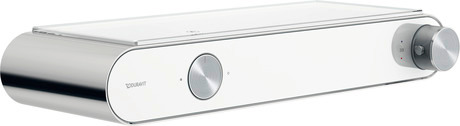 Thermostatic shower mixer for exposed installation, TH4220001005 Chrome/White High Gloss