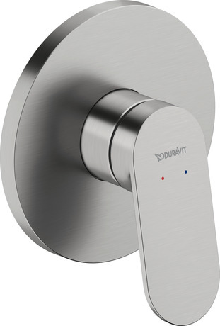 Single lever shower mixer for concealed installation, WA4210005A70 only for Asian markets, Stainless steel Brushed, Flow rate (3 bar): 21 l/min