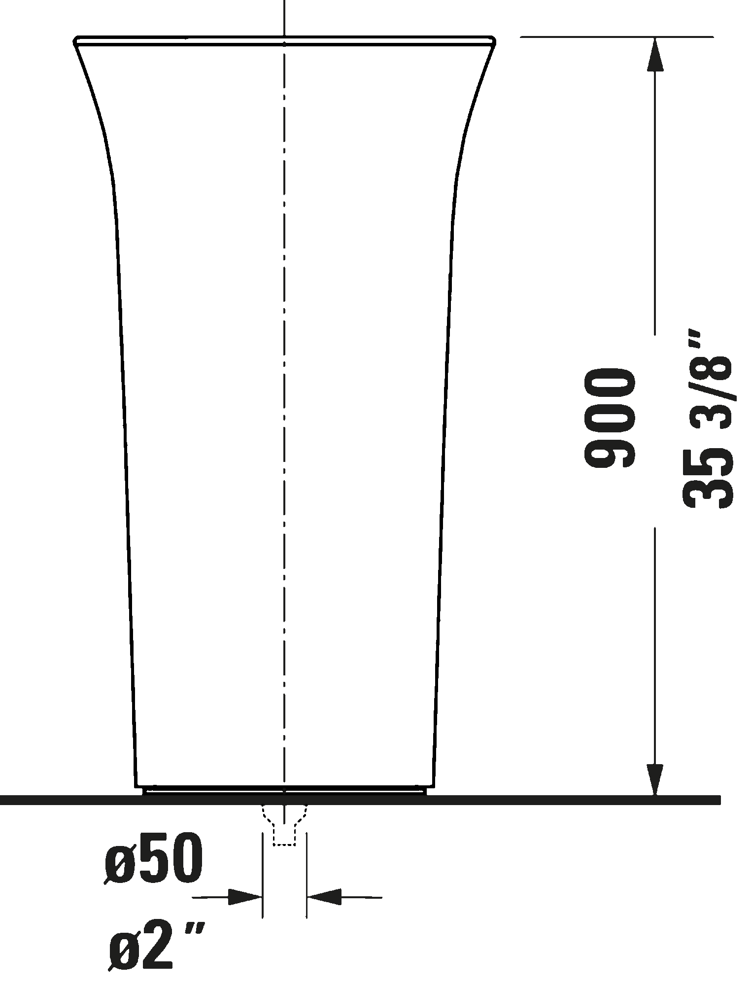 Pedestal Sink, 270350