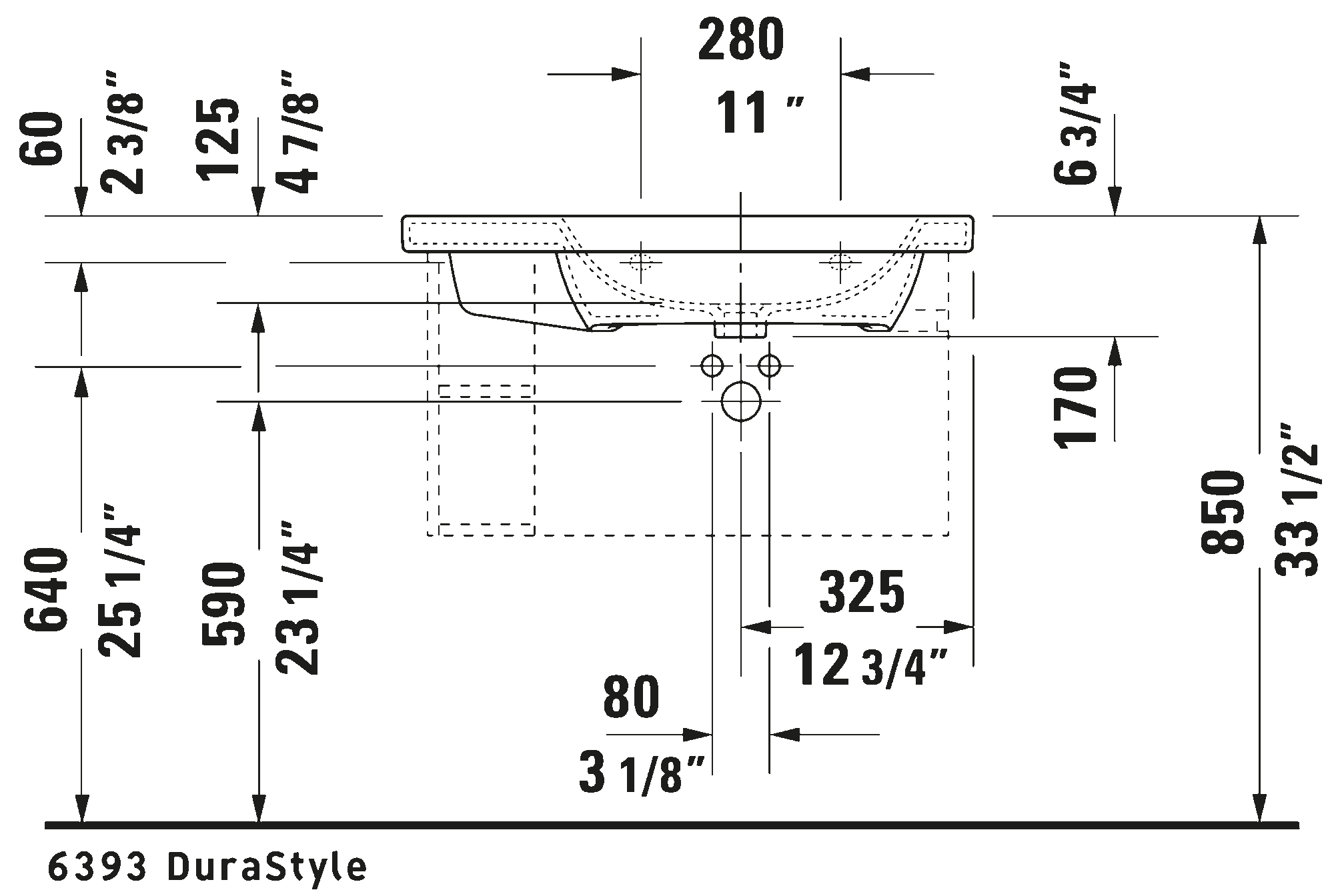 Wall Mounted Sink, 232680