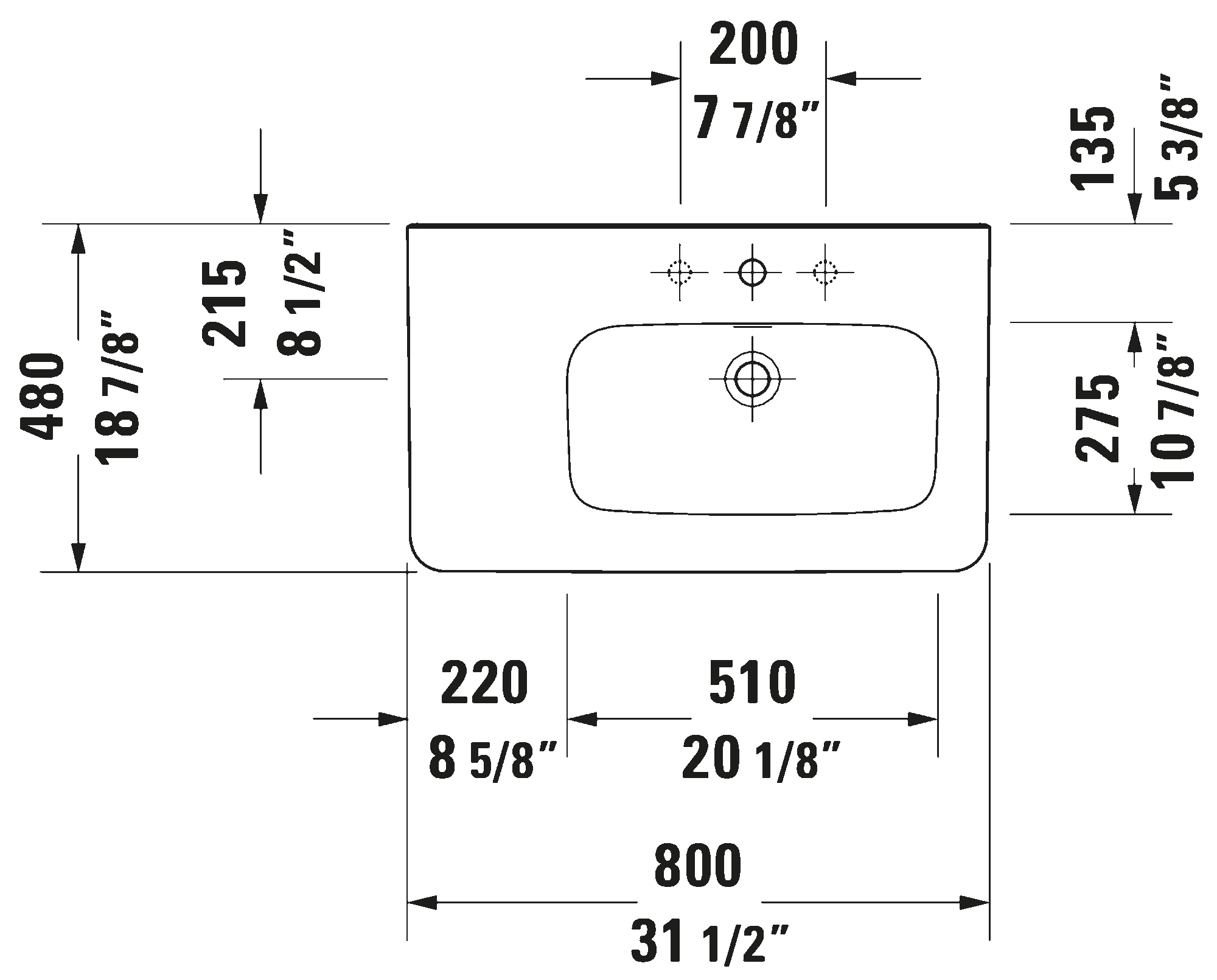 Wall Mounted Sink, 232680
