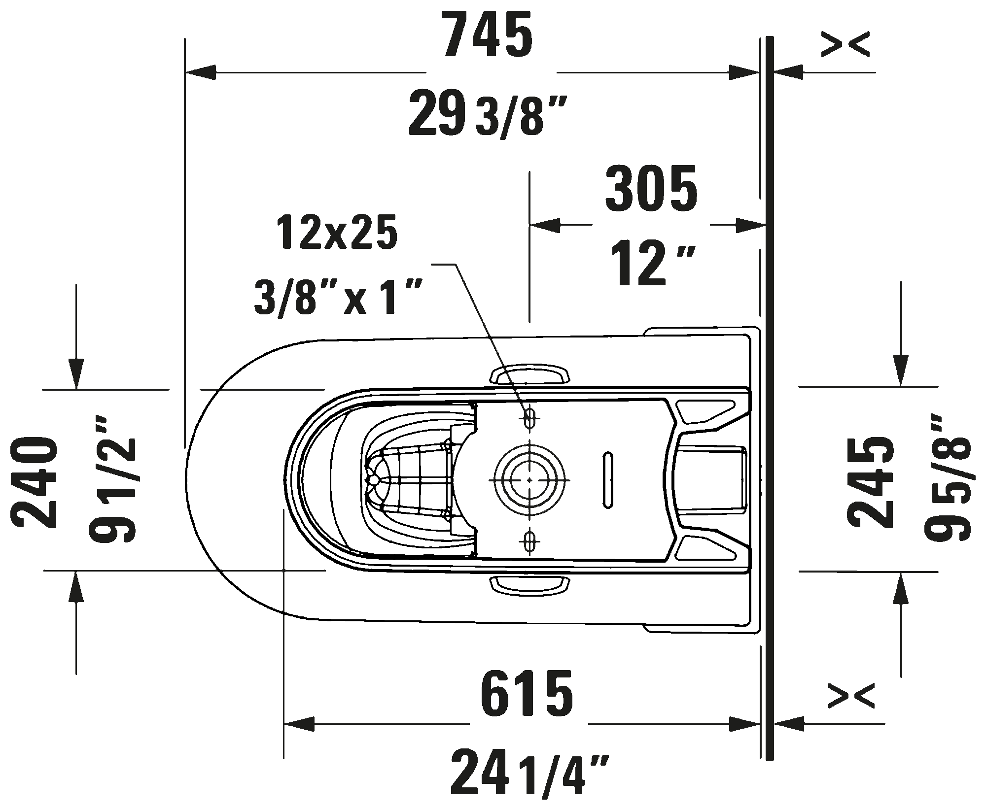 Shower toilet seat Plus, 612000