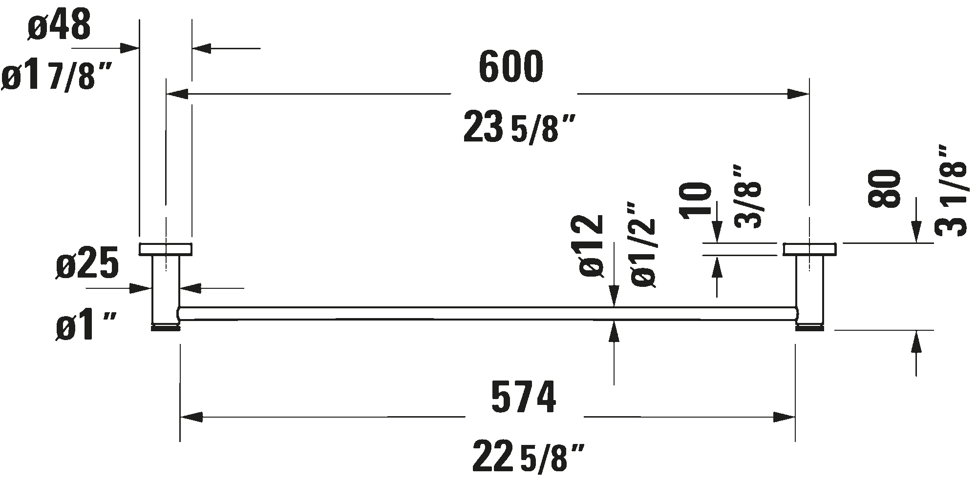 Towel Bar, 009924