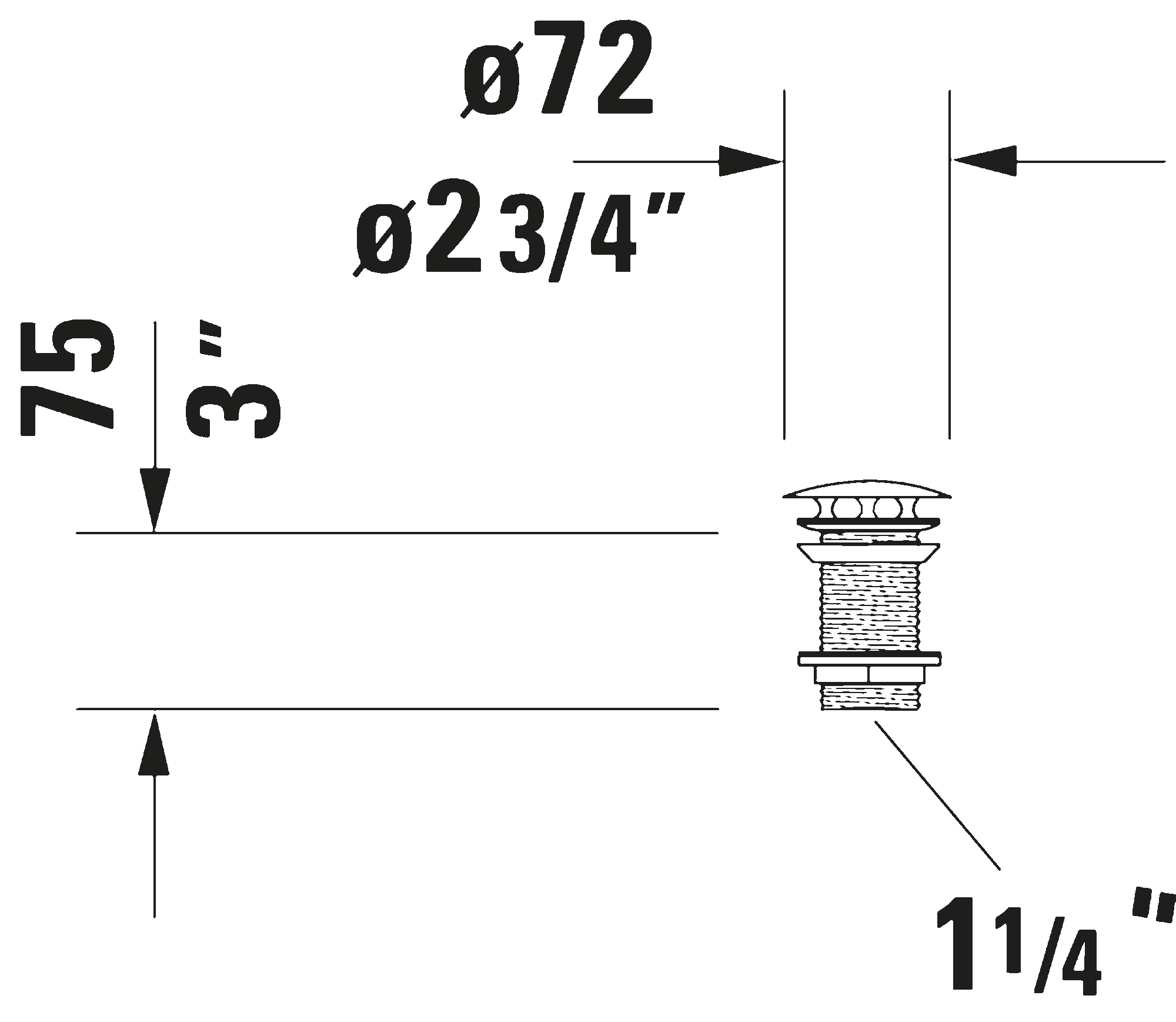 Sink Drain, 005038