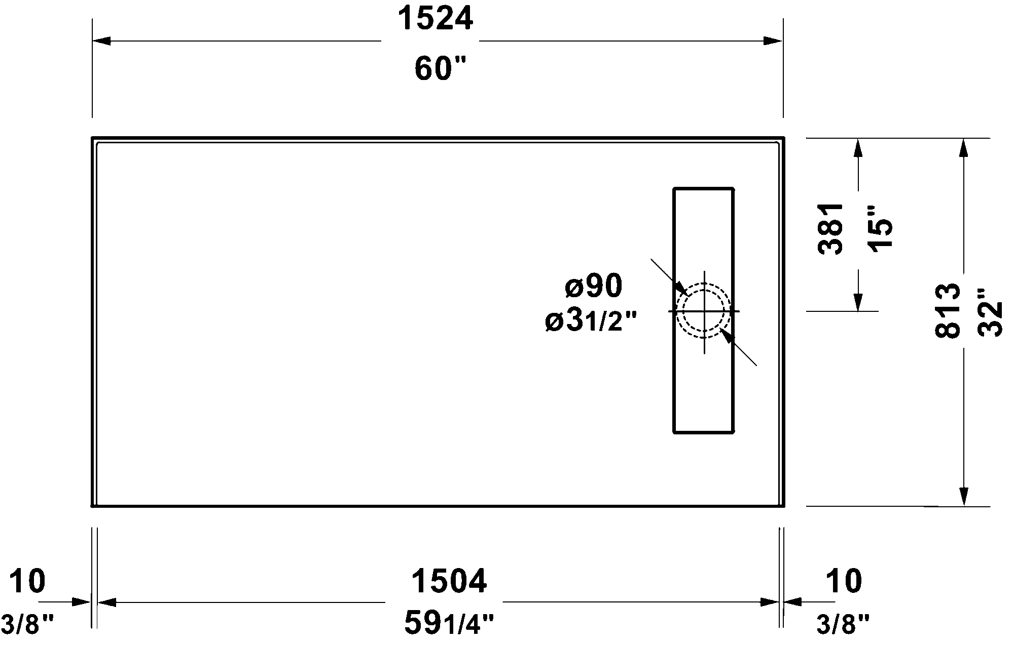 Shower Base, 720368