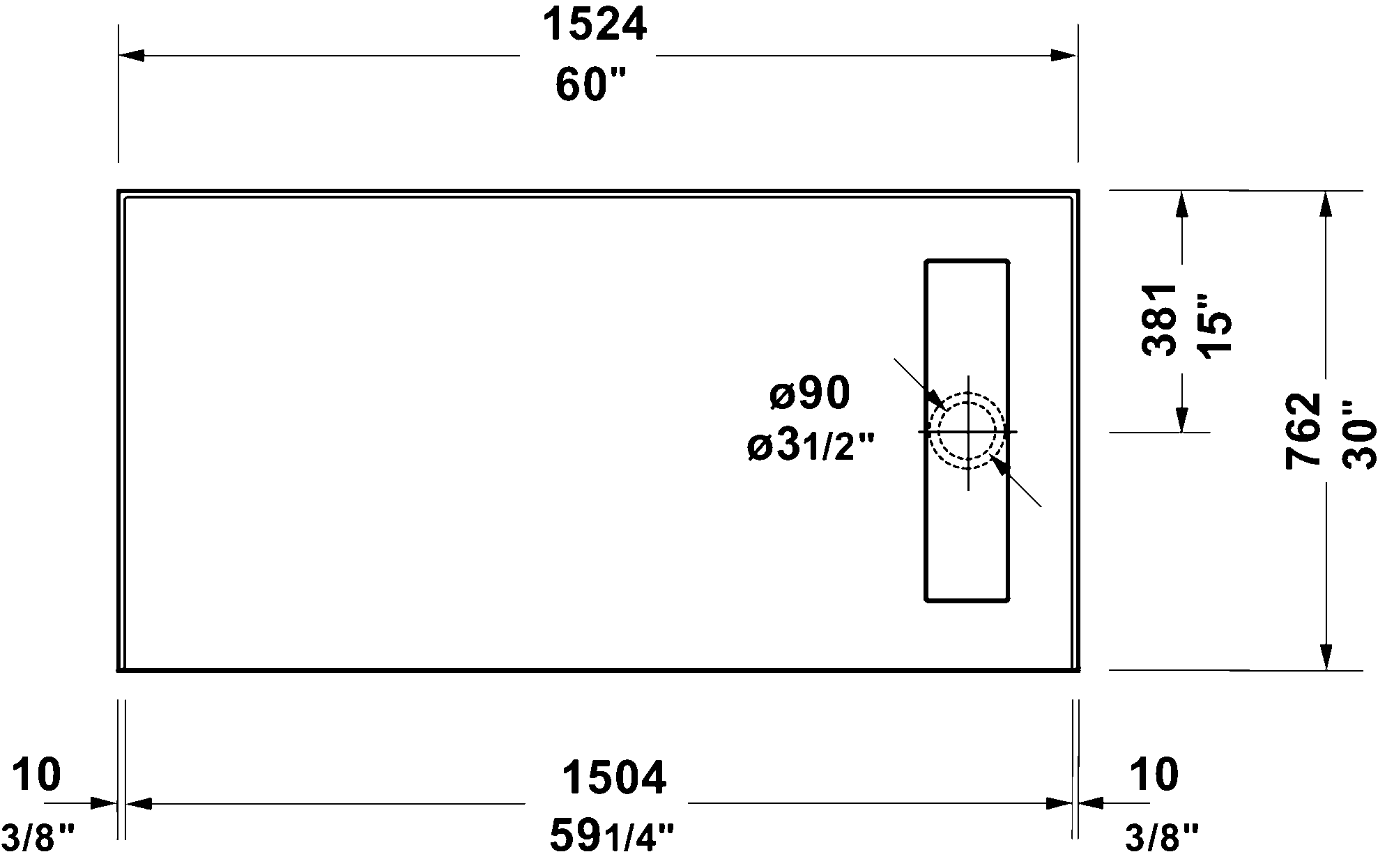Shower Base, 720366