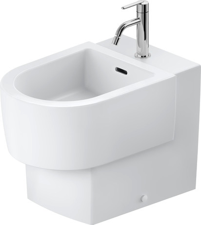 Floorstanding bidet, 272610AC00 White Satin Matt