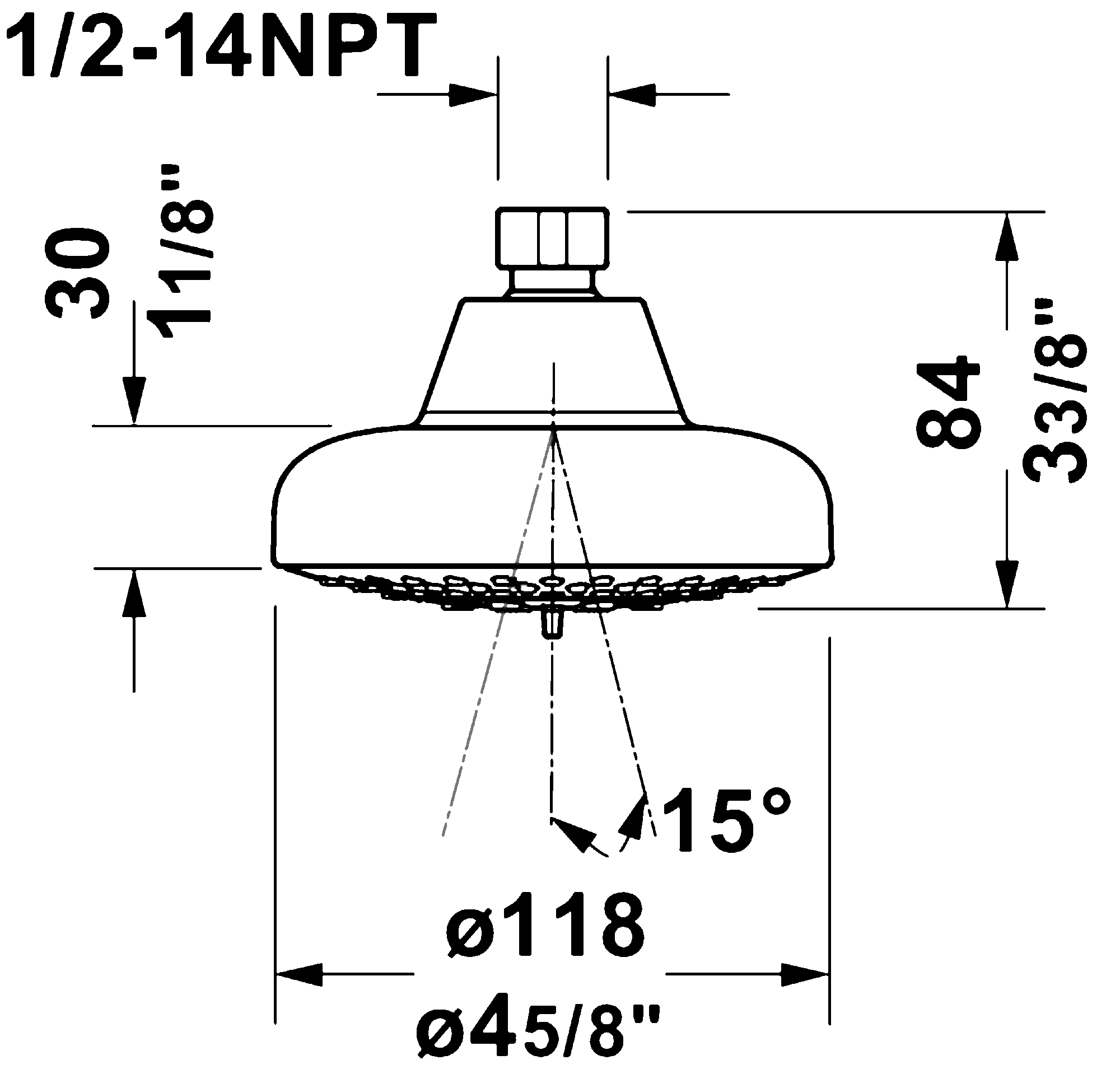 Showerhead, UV0660024