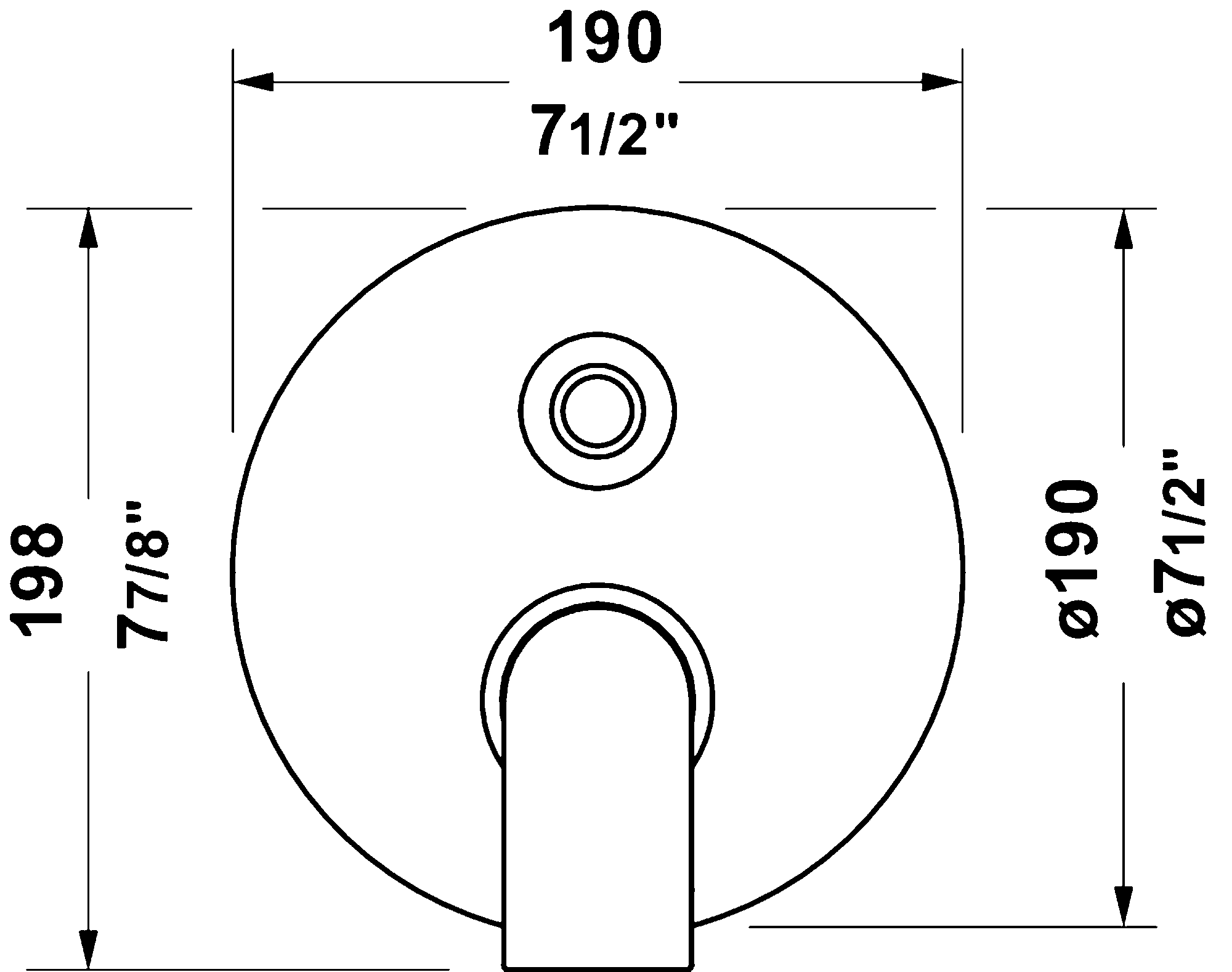 Shower Trim, TU5290012