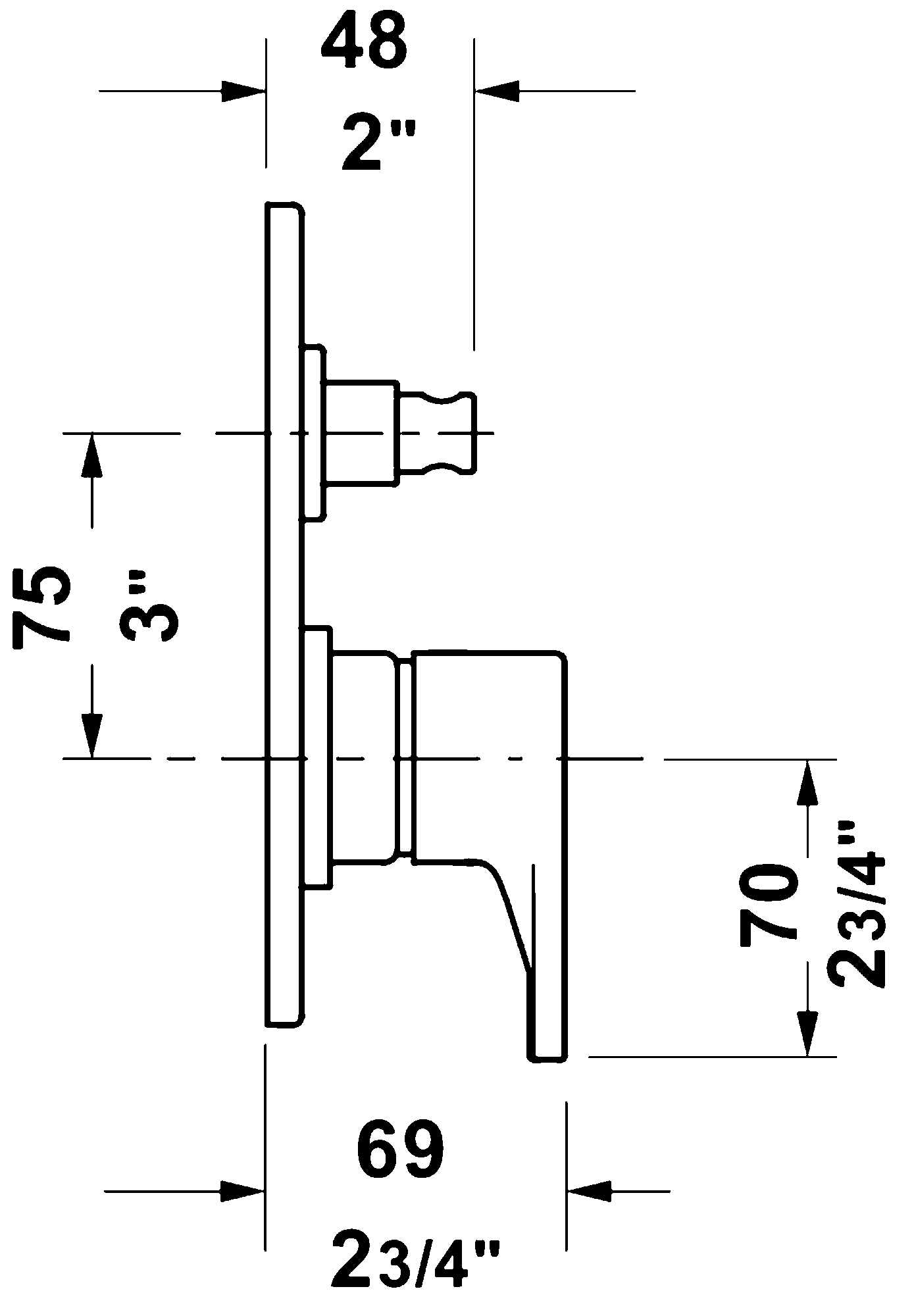 Shower Trim, TU5290012