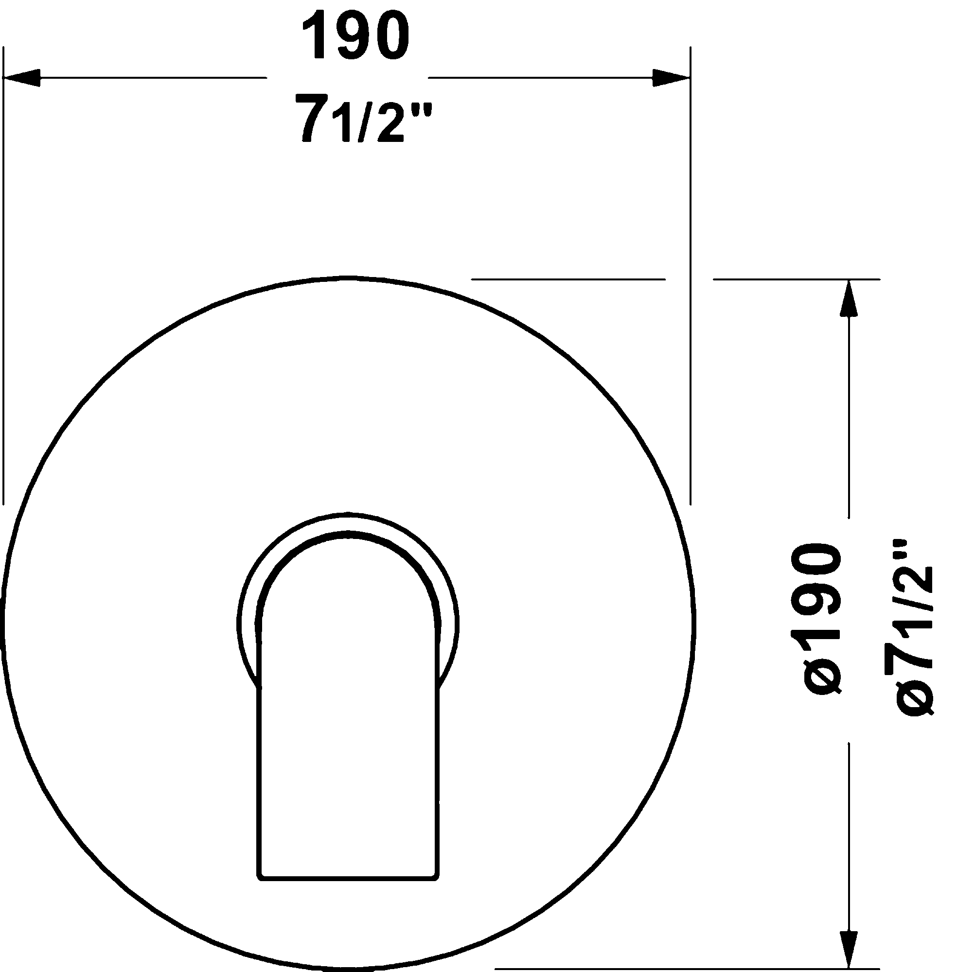 Shower Trim, TU4290010