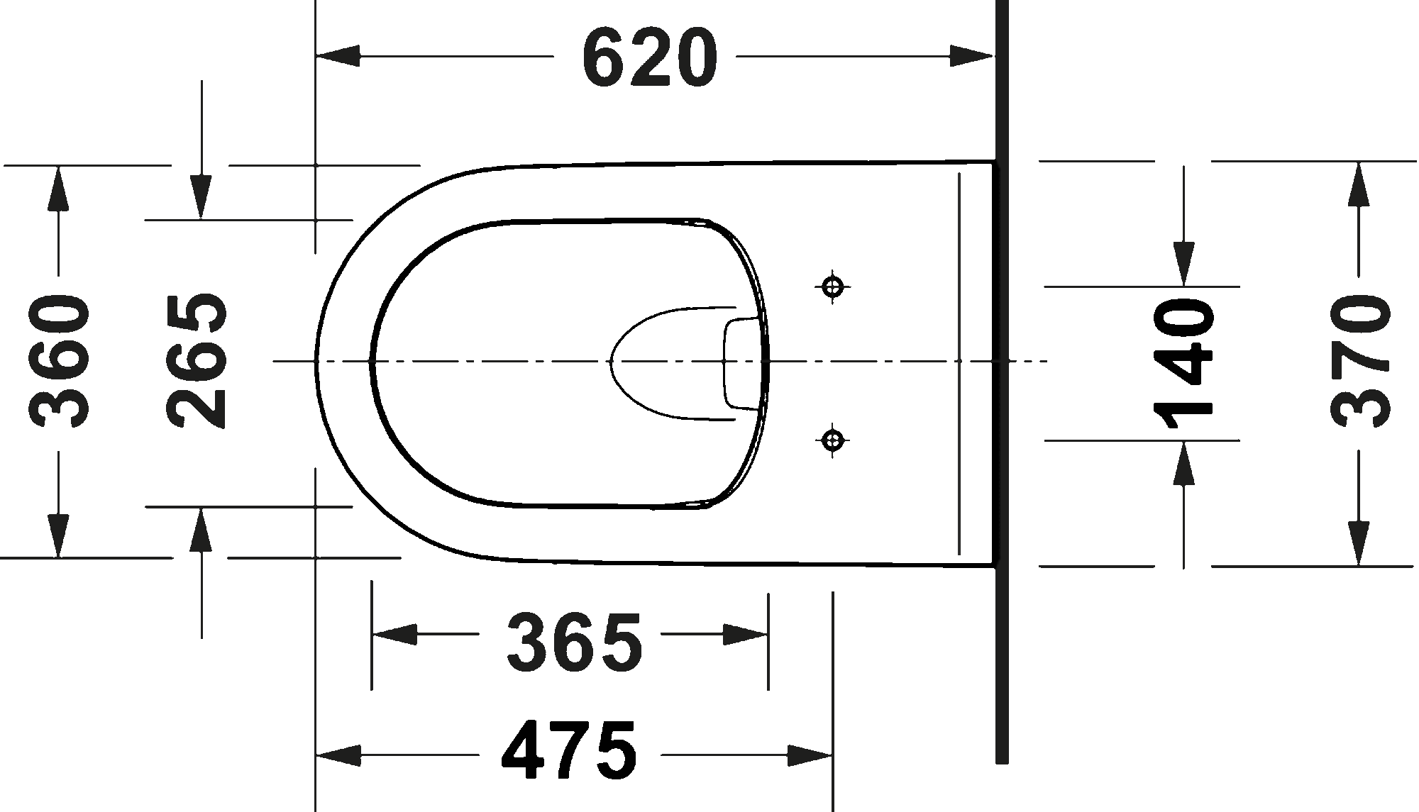 Wall-mounted toilet, 252209