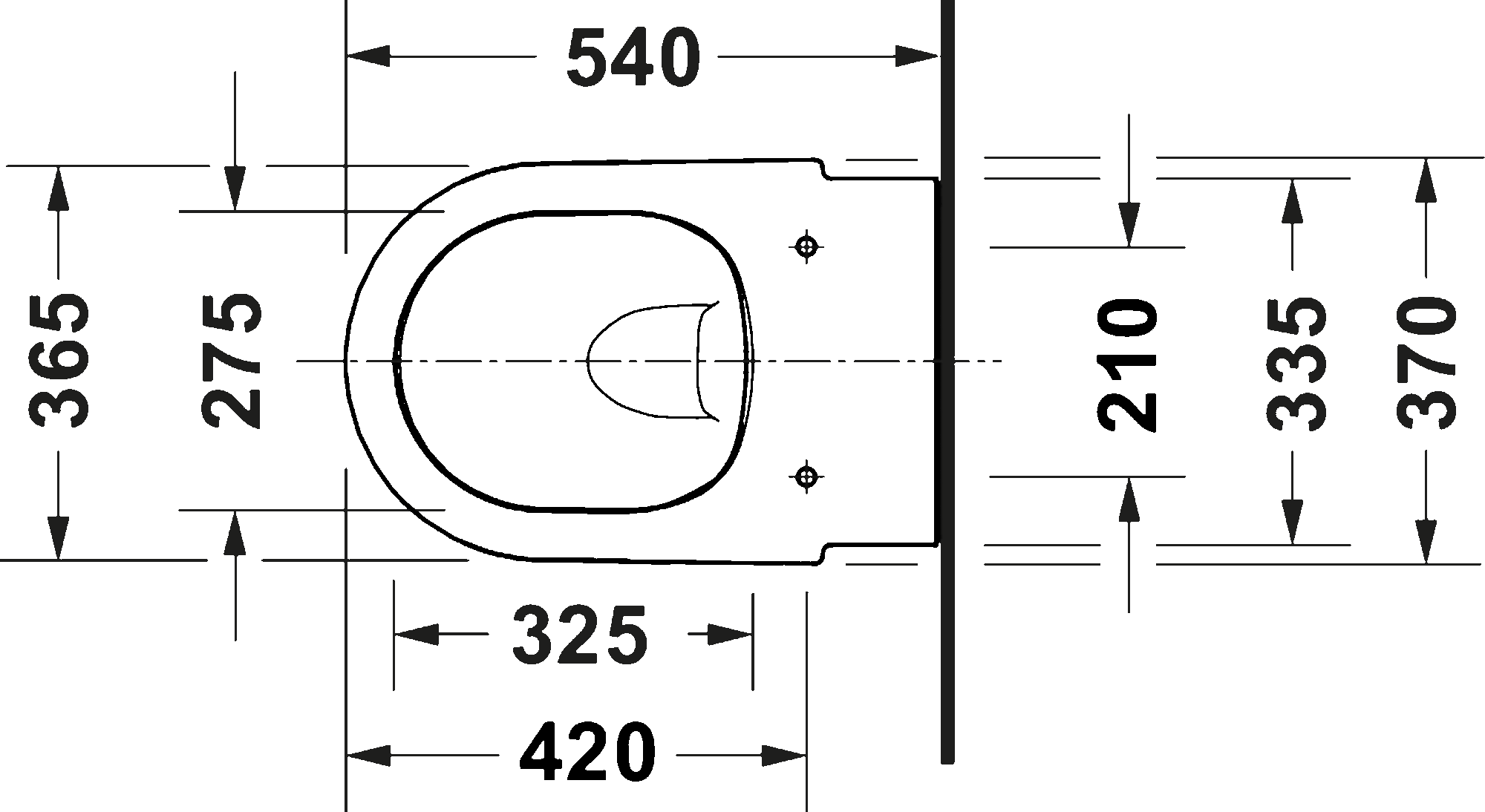 Wall-mounted toilet, 290609