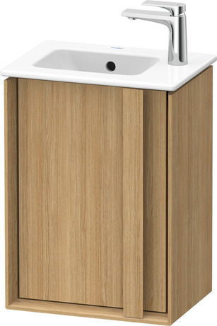 Base sottolavabo sospesa, OC4515RH5H50000 Rovere naturale massello opaco Legno massello, Maniglia Rovere naturale massello