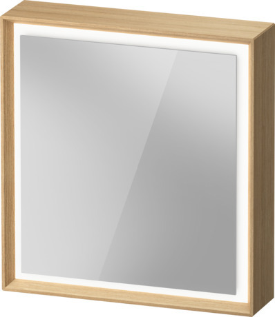 Mueble espejo, OC7120LH5H50000 Roble natural macizo, Posición de la bisagra: Izquierda, Material del cuerpo: Madera maciza, Tipo de enchufe: F