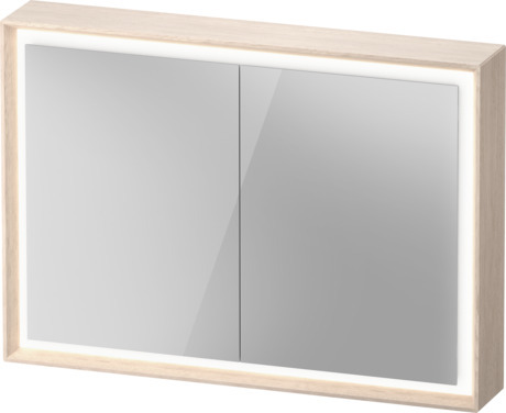 Mueble espejo, OC71220H7H70000 Roble macizo brillante, Posición de la bisagra: Izquierda, Derecha, Material del cuerpo: Madera maciza, Tipo de enchufe: F