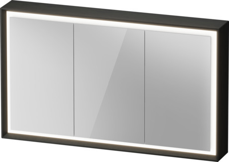 Mueble espejo, OC71230H6H60000 Roble negro sólido, Posición de la bisagra: Izquierda, Derecha, Material del cuerpo: Madera maciza, Tipo de enchufe: F