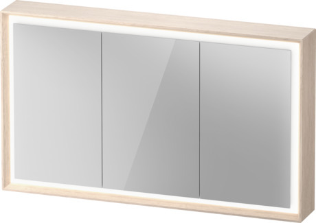 Mueble espejo, OC71230H7H70000 Roble macizo brillante, Posición de la bisagra: Izquierda, Derecha, Material del cuerpo: Madera maciza, Tipo de enchufe: F