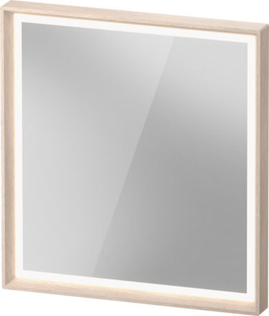 Specchio, OC72210H7H70000 Rovere chiaro massello opaco
