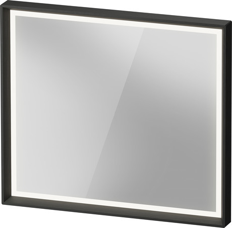 Specchio, OC72220H6H60000 Rovere nero massello opaco