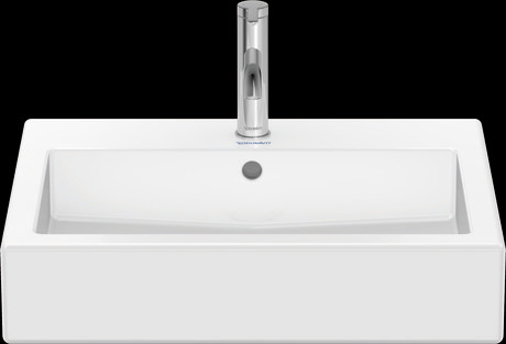 Washbasin, 0454600000 White High Gloss, Number of washing areas: 1 Middle, Number of faucet holes per wash area: 1 Middle, Overflow: Yes, Underside glazed