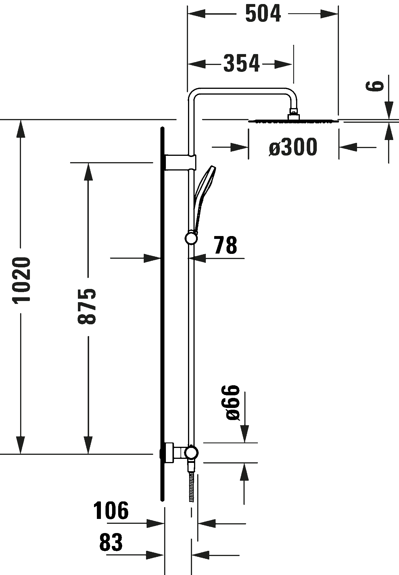 Shower system, CE4280007