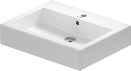 Lavabo, 0454600000 Blanco brillante, Cantidad de puestos de lavado: 1 Centro, Número de orificios para la grifería: 1 Centro, Rebosadero: Sí, Parte inferior vitrificada