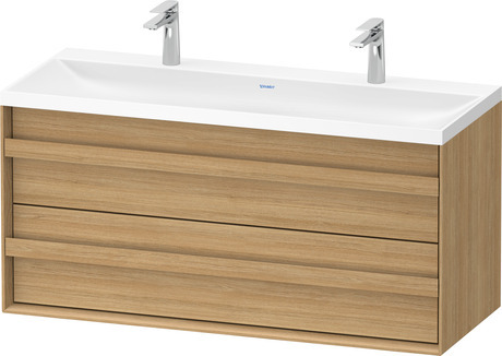 Set c-shaped sospeso, OC4559OH5H50000 Rovere naturale massello opaco Legno massello, Articoli inclusi nel set: Lavabo c-shaped, Colore ceramica: Bianco satinato, Numero dei fori rubinetteria: 1, Maniglia Rovere naturale massello, Troppopieno: No, Bordo per la rubinetteria: Sì, Incl. piletta a scarico libero, Incl. tappo in DuroCast, Incl. rubinetteria: No