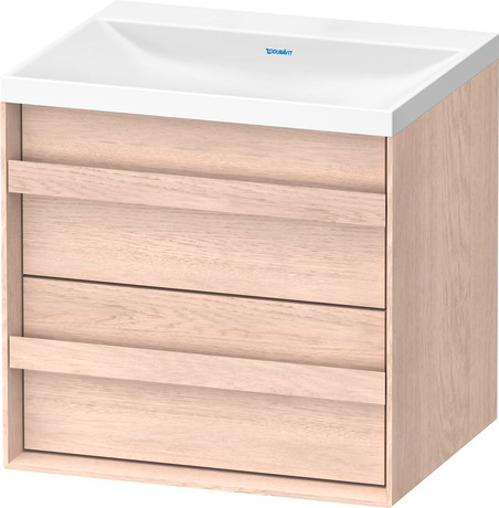 Set c-shaped sospeso, OC4555NH7H70000 Rovere chiaro massello opaco Legno massello, Articoli inclusi nel set: Lavabo c-shaped, Colore ceramica: Bianco satinato, Numero dei fori rubinetteria: 0, Maniglia Rovere chiaro massello, Troppopieno: No, Bordo per la rubinetteria: Sì, Incl. piletta a scarico libero, Incl. tappo in DuroCast, Incl. rubinetteria: No