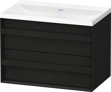 Set c-shaped sospeso, OC4556NH6H60000 Rovere nero massello opaco Legno massello, Articoli inclusi nel set: Lavabo c-shaped, Colore ceramica: Bianco satinato, Numero dei fori rubinetteria: 0, Maniglia Rovere nero massello, Troppopieno: No, Bordo per la rubinetteria: Sì, Incl. piletta a scarico libero, Incl. tappo in DuroCast, Incl. rubinetteria: No