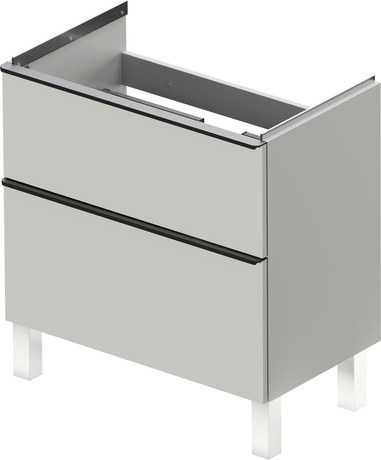 Vanity Cabinet, DE43970BD070000 Concrete Gray Matte Decor, Handle black diamond