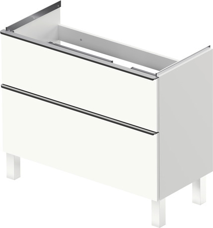 Vanity Cabinet, DE43980BD180000 White Matte Decor, Handle black diamond