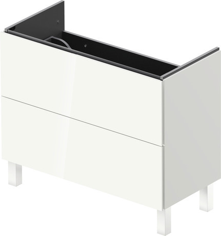 Vanity Cabinet, LC6749022220000 White High Gloss Decor