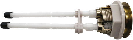 Push Button Flush Actuator, 0076033700 Gold Brushed