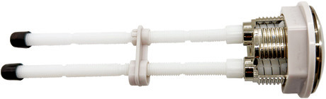 Push Button Flush Actuator, 0076037000 Brushed Nickel