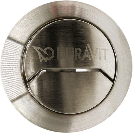 Push Button Flush Actuator, 0076037000 Brushed Nickel