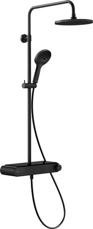 Shower system Shelf 1050 MinusFlow, TH4382008046 Black Matt