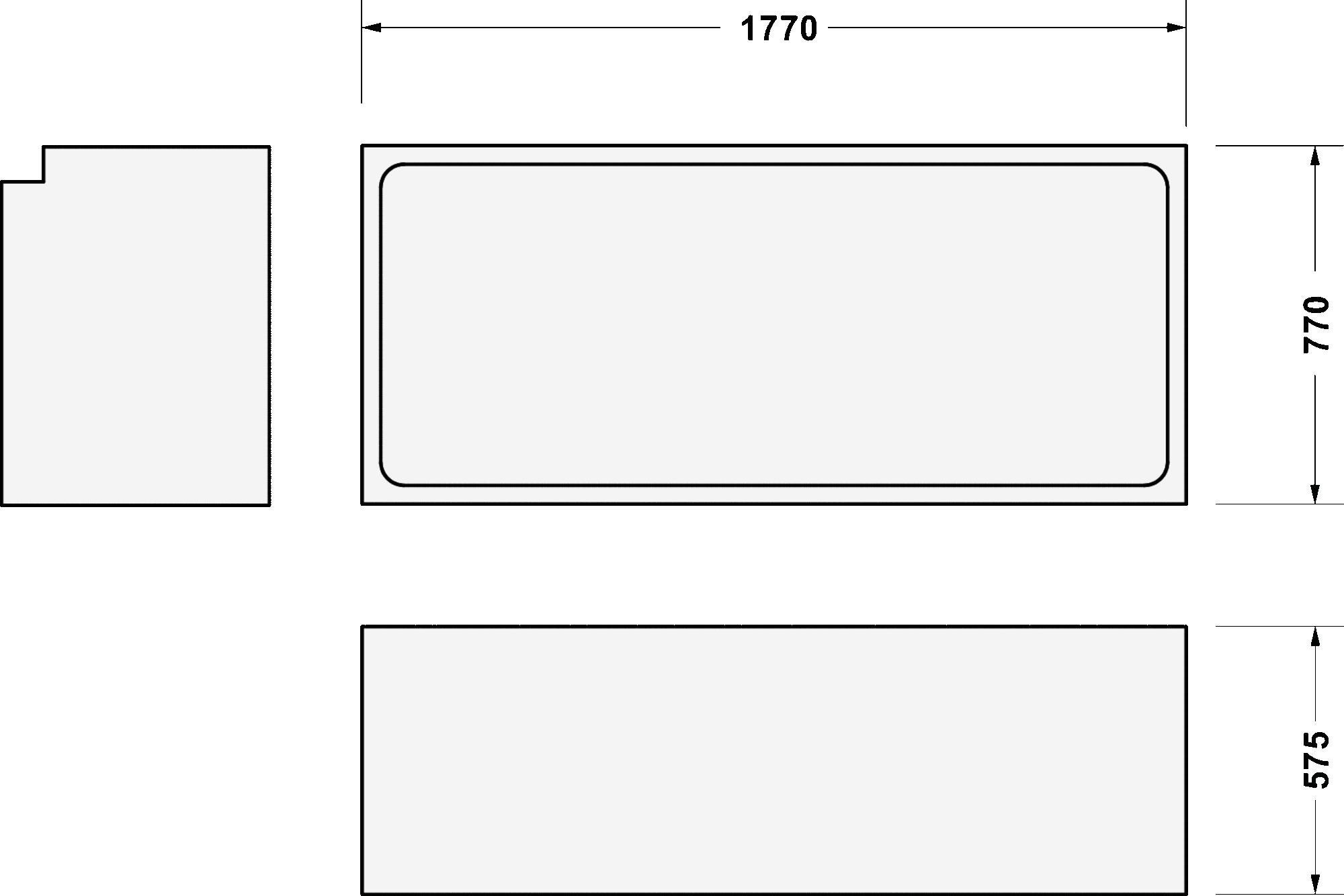 Bathtub support, 792454