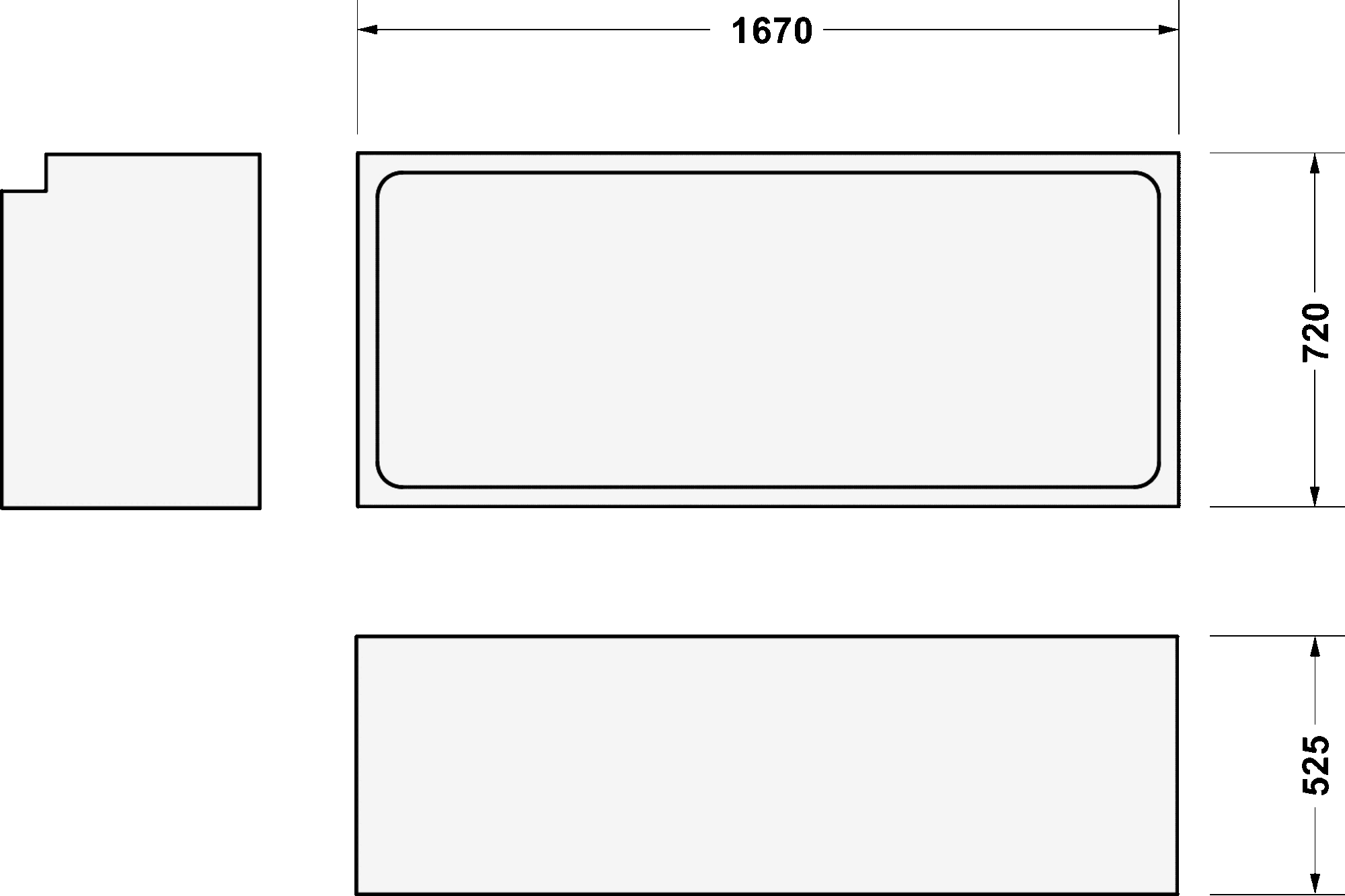 Bathtub support, 792442
