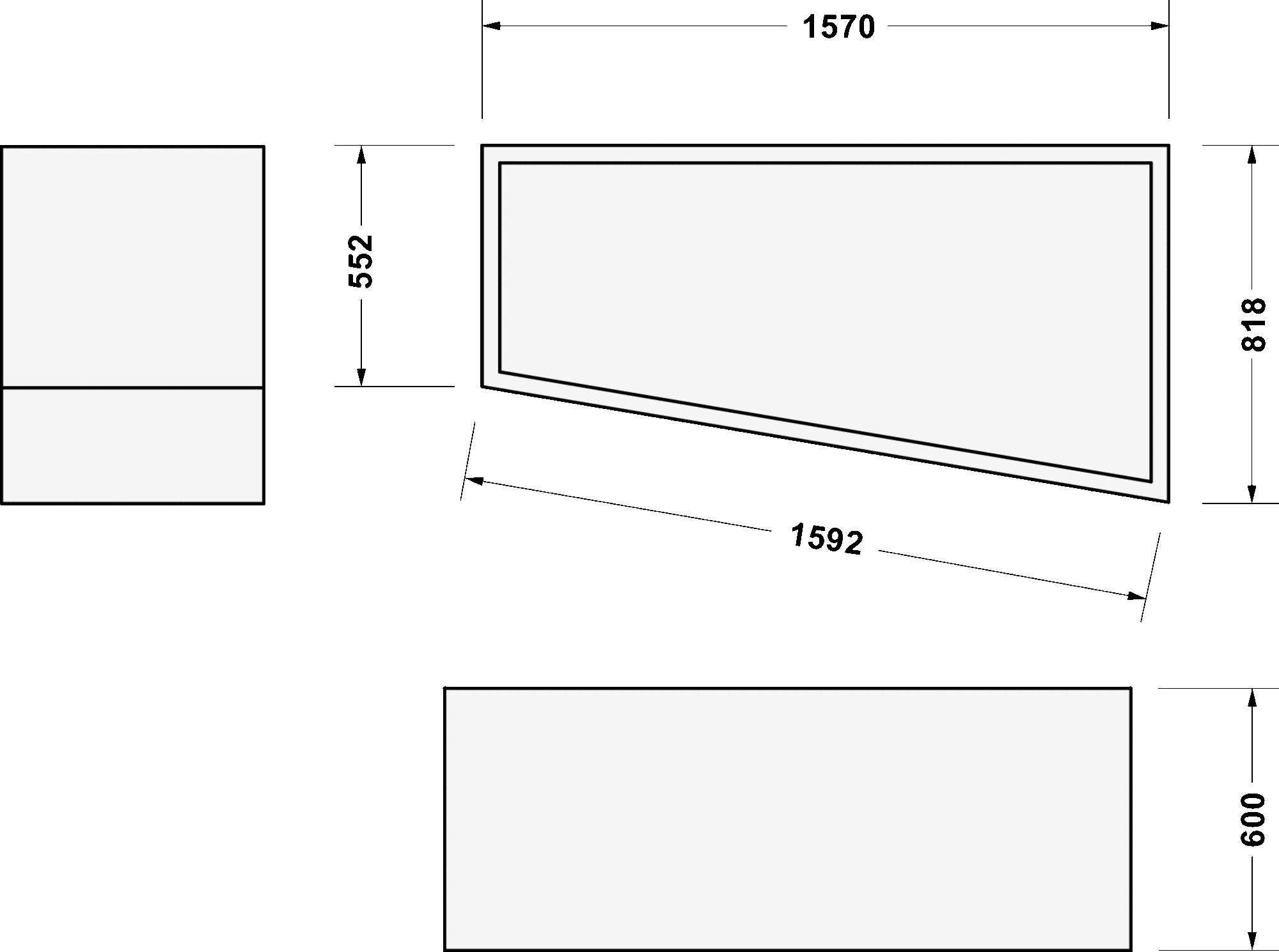 Bathtub support, 792436