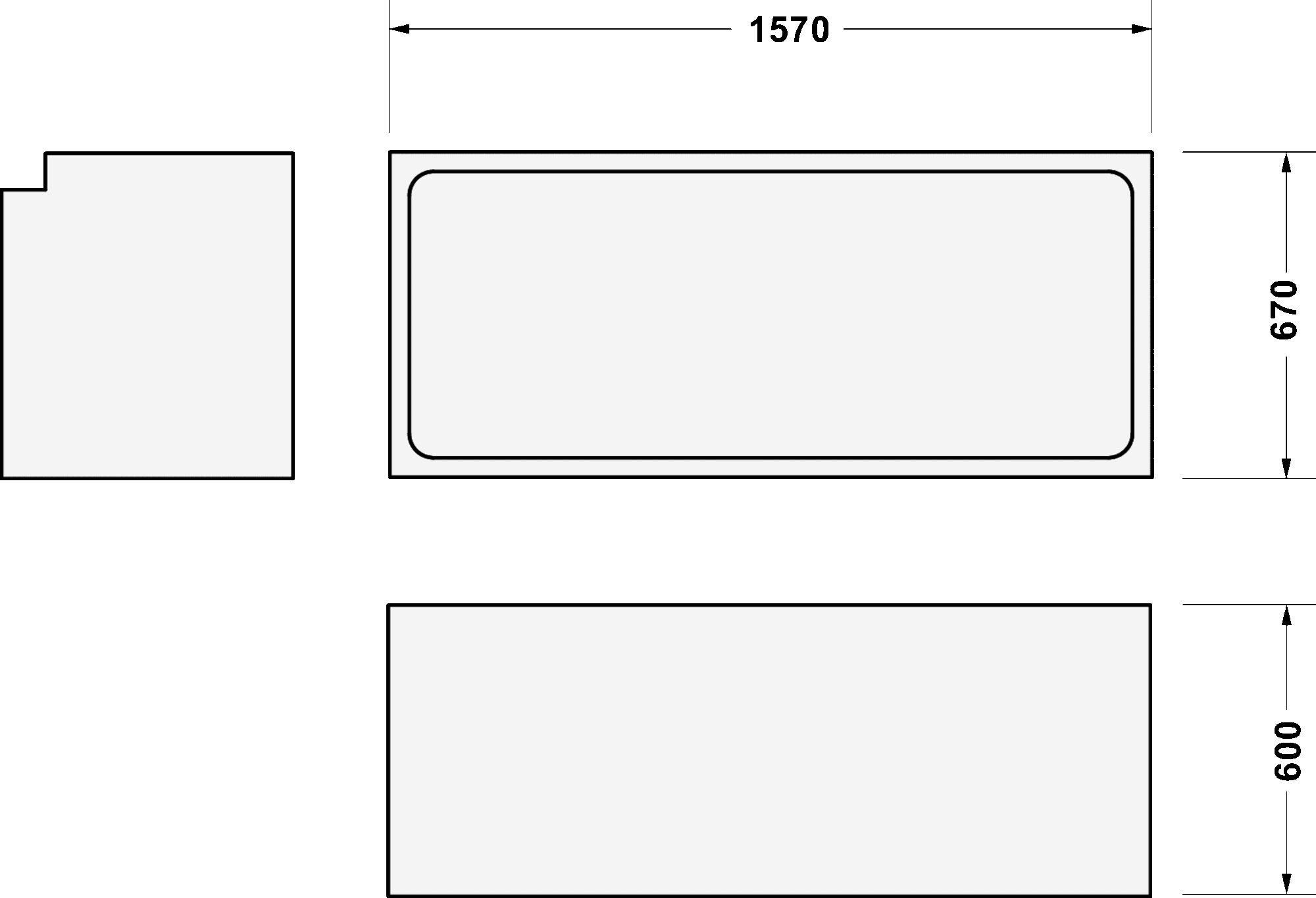 Bathtub support, 792428