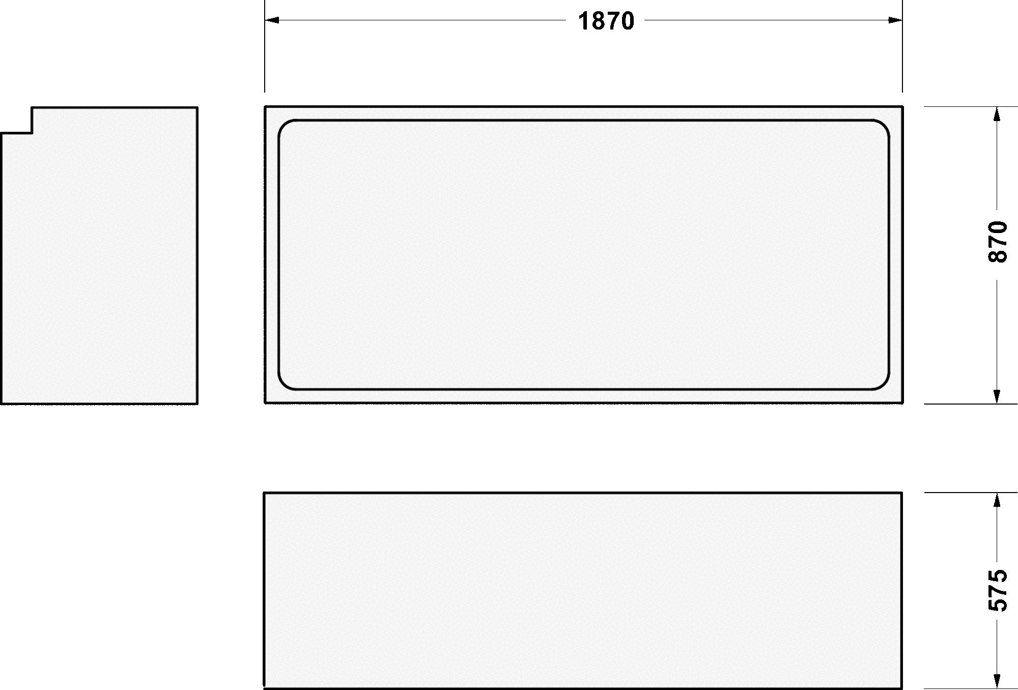 Bathtub support, 791448